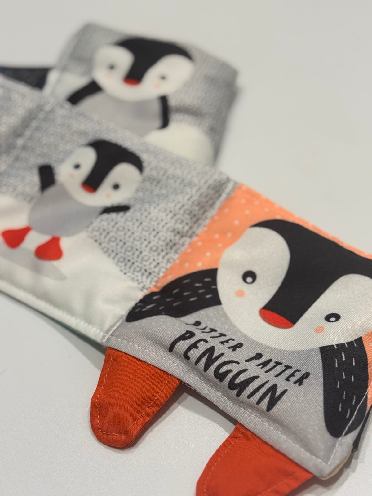 Wee Gallery Pitter Patter Penguin Soft Cloth Book
