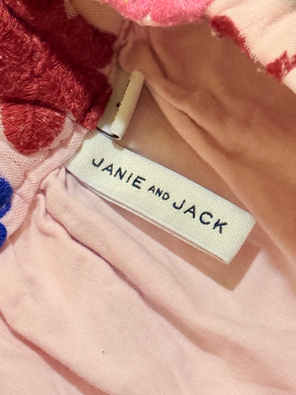 Janie and Jack Floral Embroidered Skirt Size 5Y