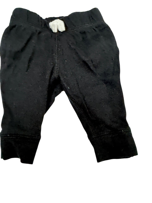 Carter's Black Knit Pants Newborn