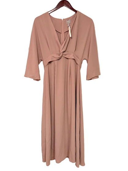 ASOS Maternity Blush Midi Dress US 4 NWT