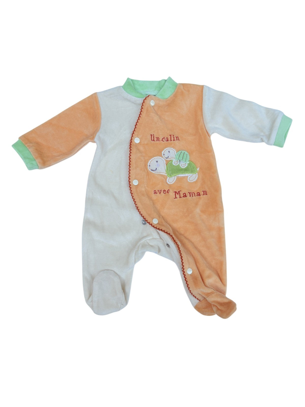 Naissance Turtle Sleeper Romper Size 50 52