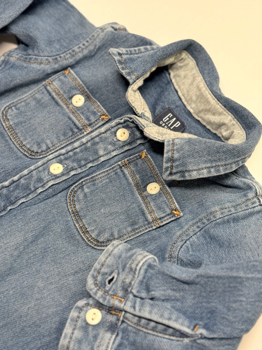 Gap Denim Romper 12-18 Months