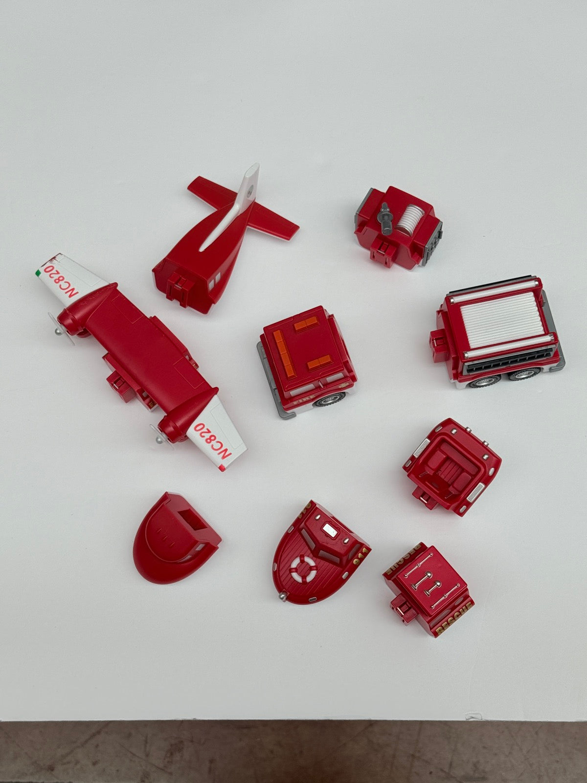 Magnetic Mix or Match Fire and Rescue Vehicles