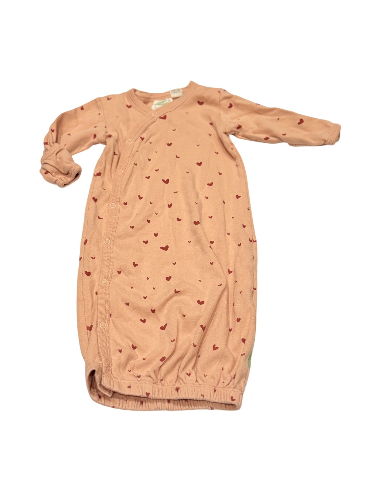 Parade Organics Heart Sleep Gown 0-3M