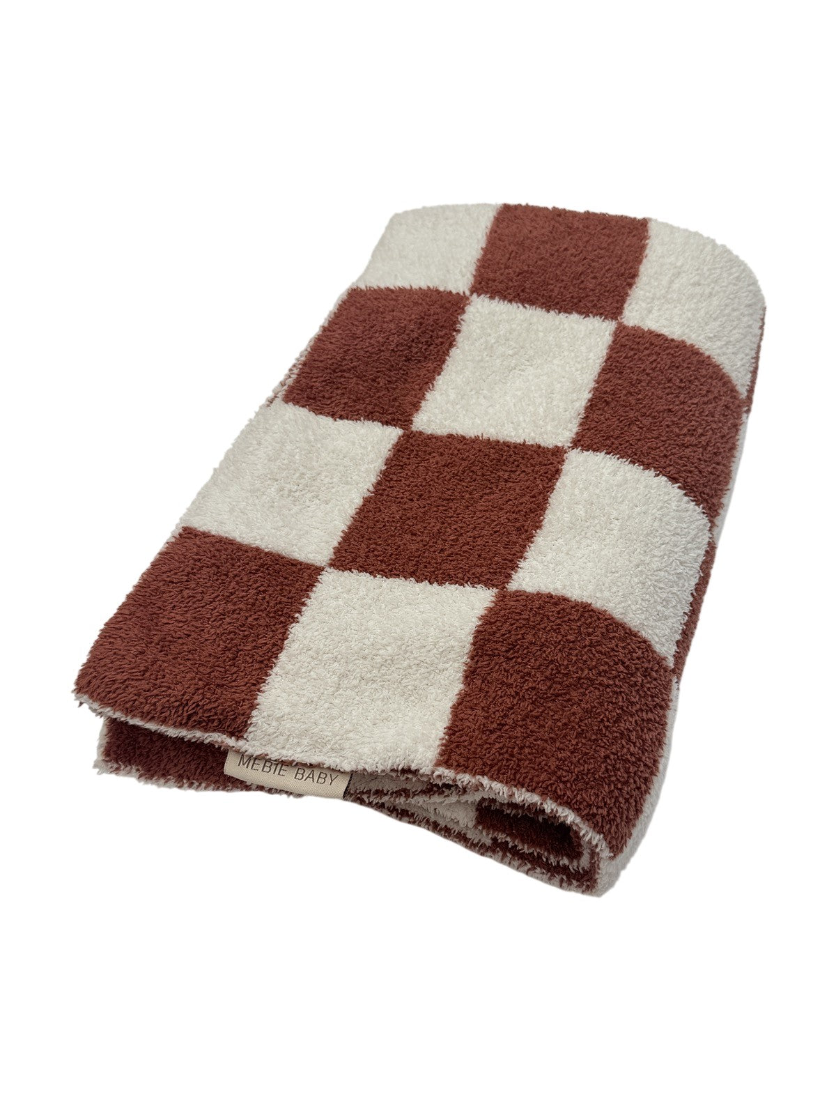 Mebie Baby Checkered Knit Baby Blanket