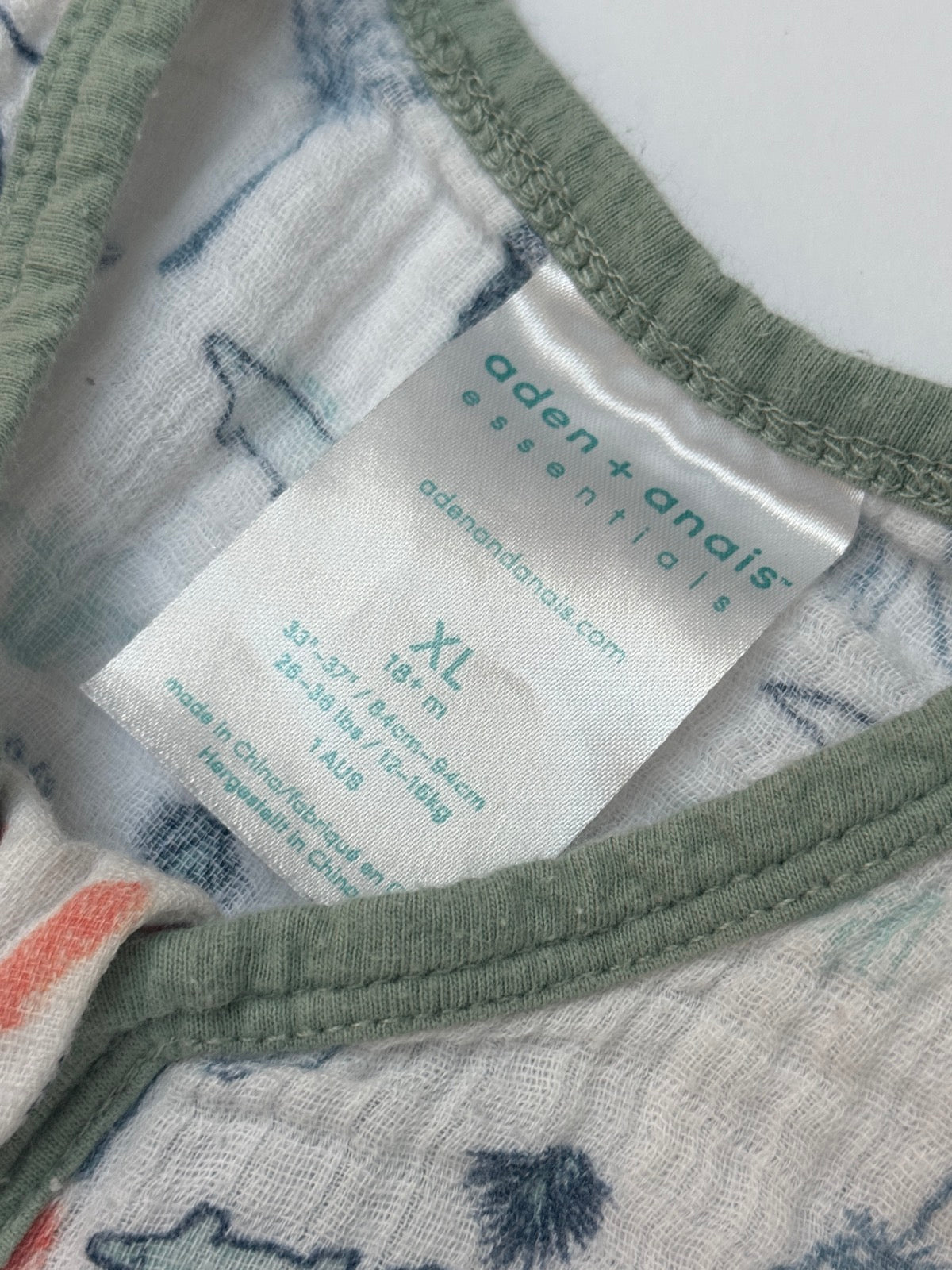 Aden + Anais Essentials Dinosaur Sleep Sack 18M+