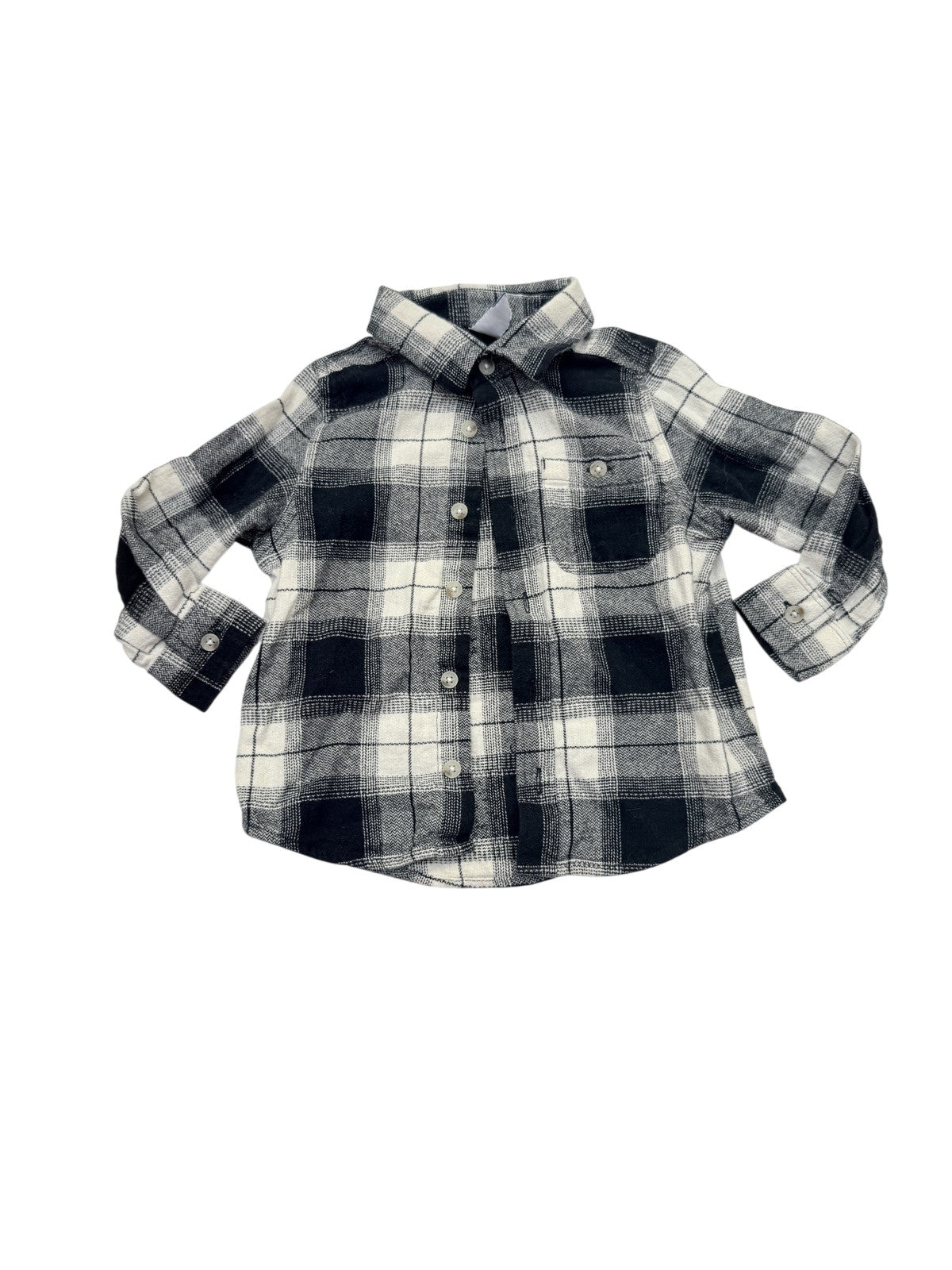 Old Navy Plaid Flannel Shirt 3T