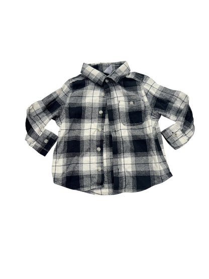 Old Navy Plaid Flannel Shirt 3T