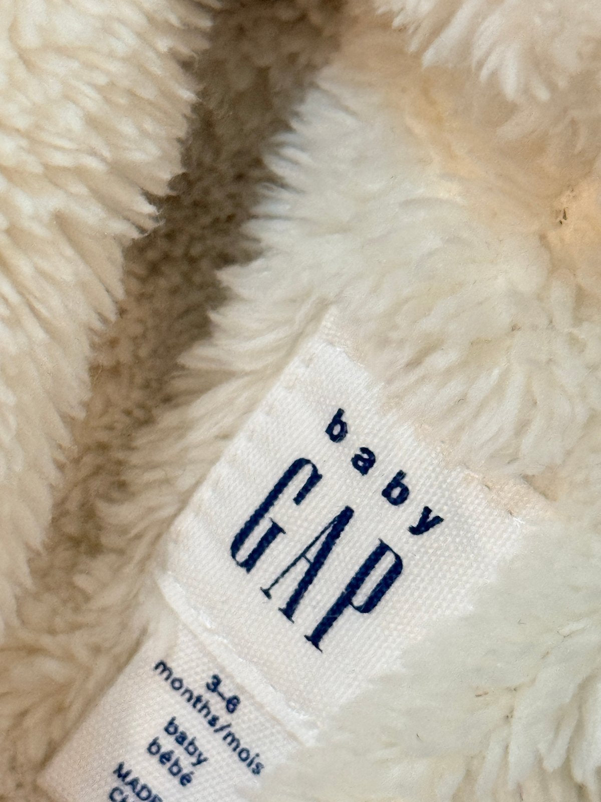 baby Gap Pink Knit Bear Ear Jacket 3-6M
