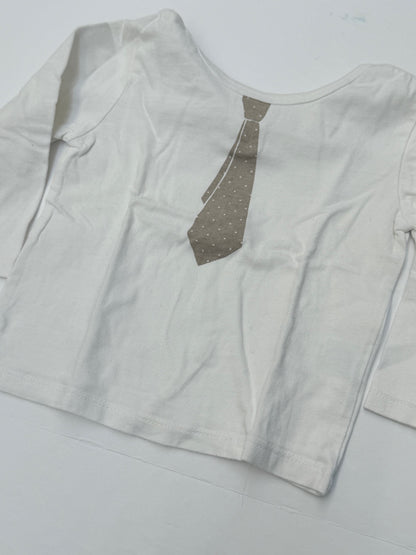 Cocoon Tie Print Long Sleeve T-Shirt 18M
