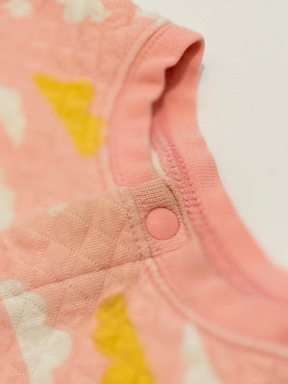 Uniqlo Baby Pink Cloud Romper 12-18M