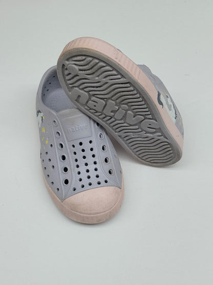 Native Jefferson Unicorn Slip-On Shoes 7C