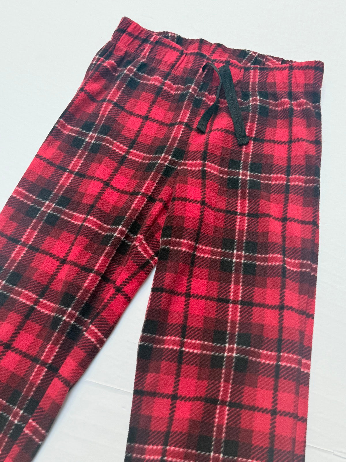 Old Navy Red Plaid Fleece Pajama S (6-7) 6-7