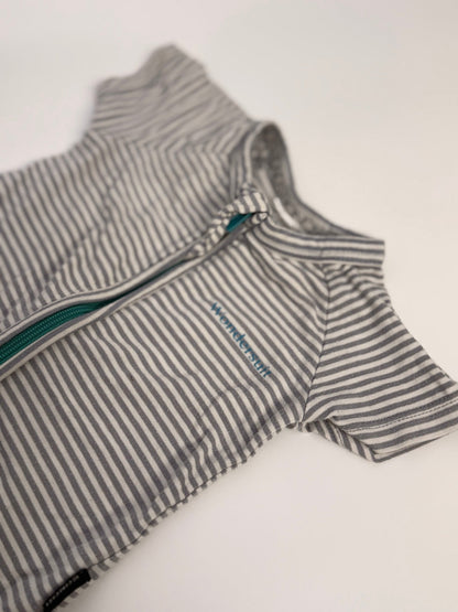 Bonds Wondersuit Gray Stripe Onesie Size 000