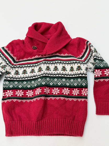 Children's Place Fair Isle Christmas Sweater 18-24M