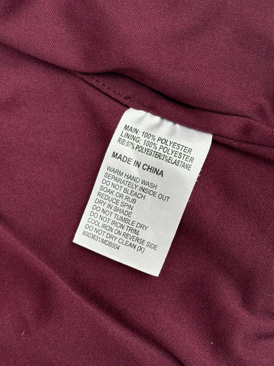 Barbie Burgundy Lace Zip Cardigan 3T