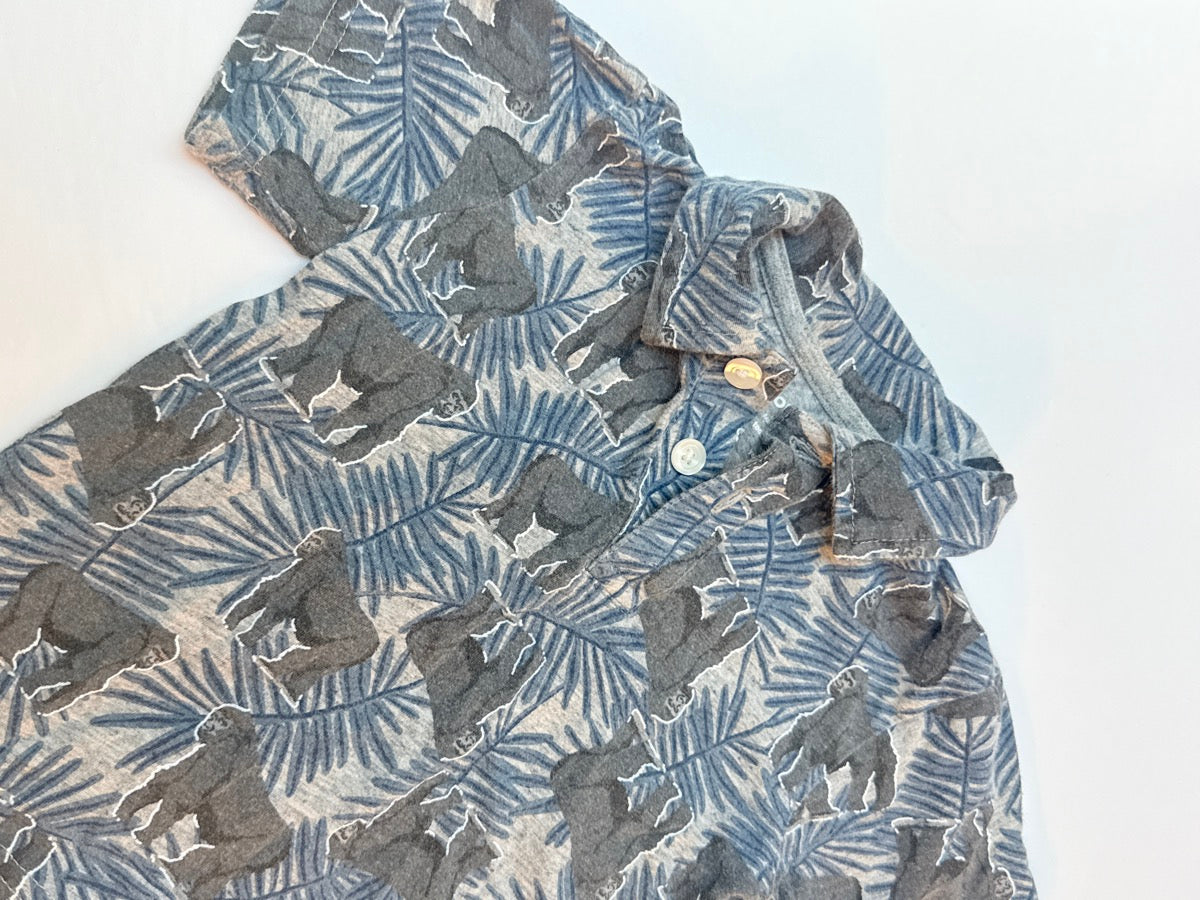 Joe Fresh Tropical Print Button Shirt 2T