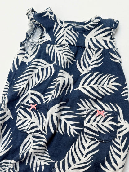 Carter's Palm Leaf Print Romper 3M