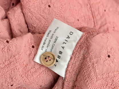 Daily Brat Pink Eyelet Dress 3-4Y