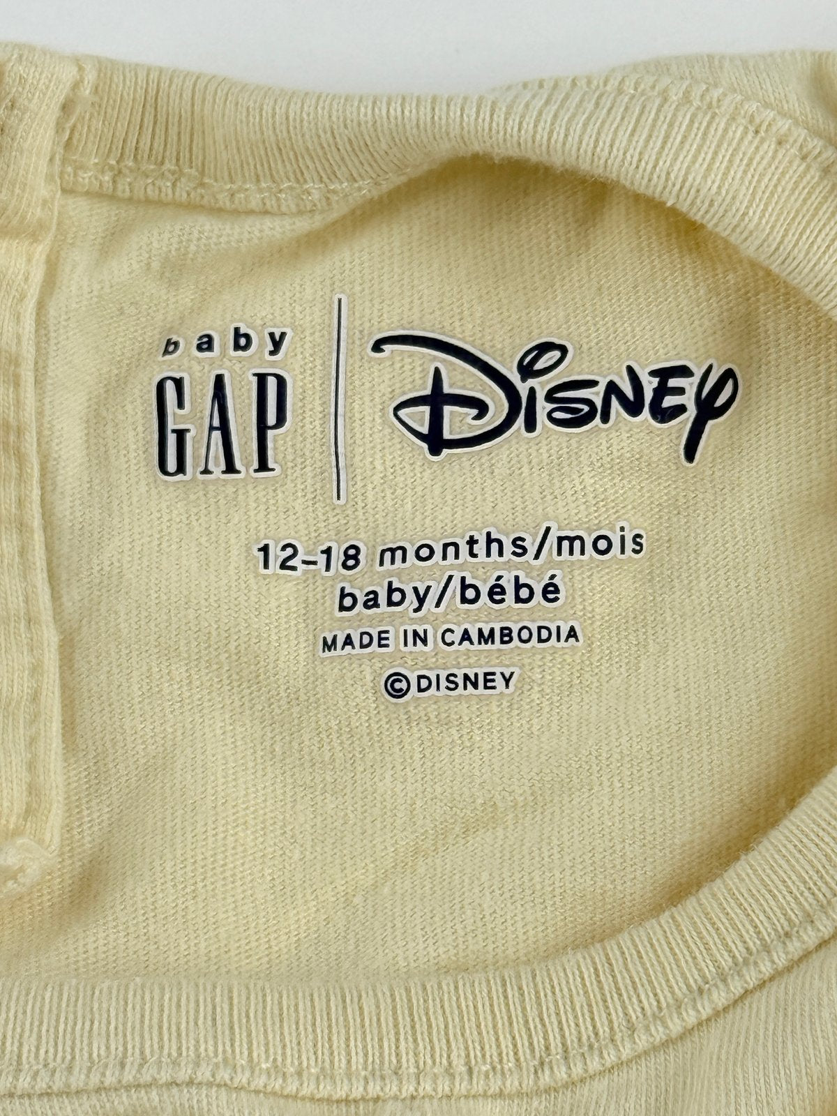 baby Gap Disney Bambi Thumper Romper 12-18M