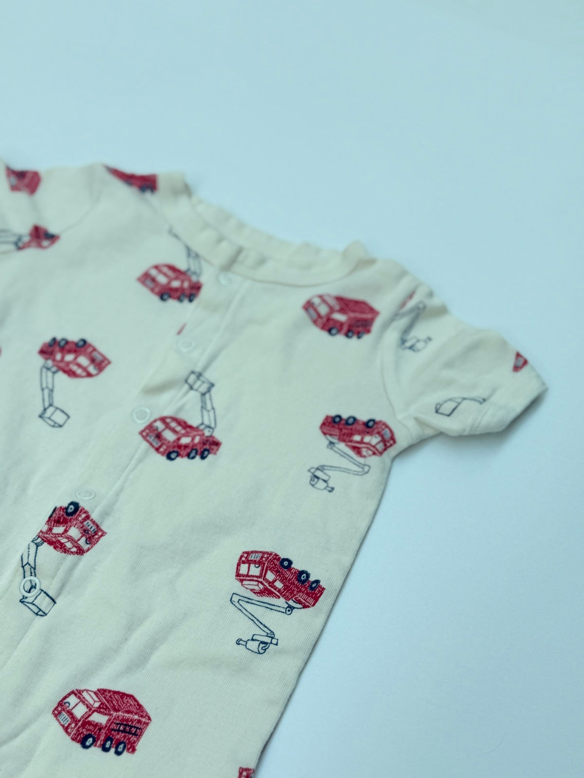 Carter's Fire Truck Print Romper 18M
