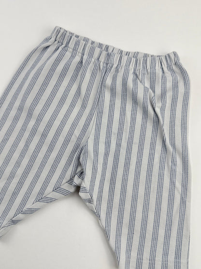 Uniqlo Blue Striped Pants 12-18M