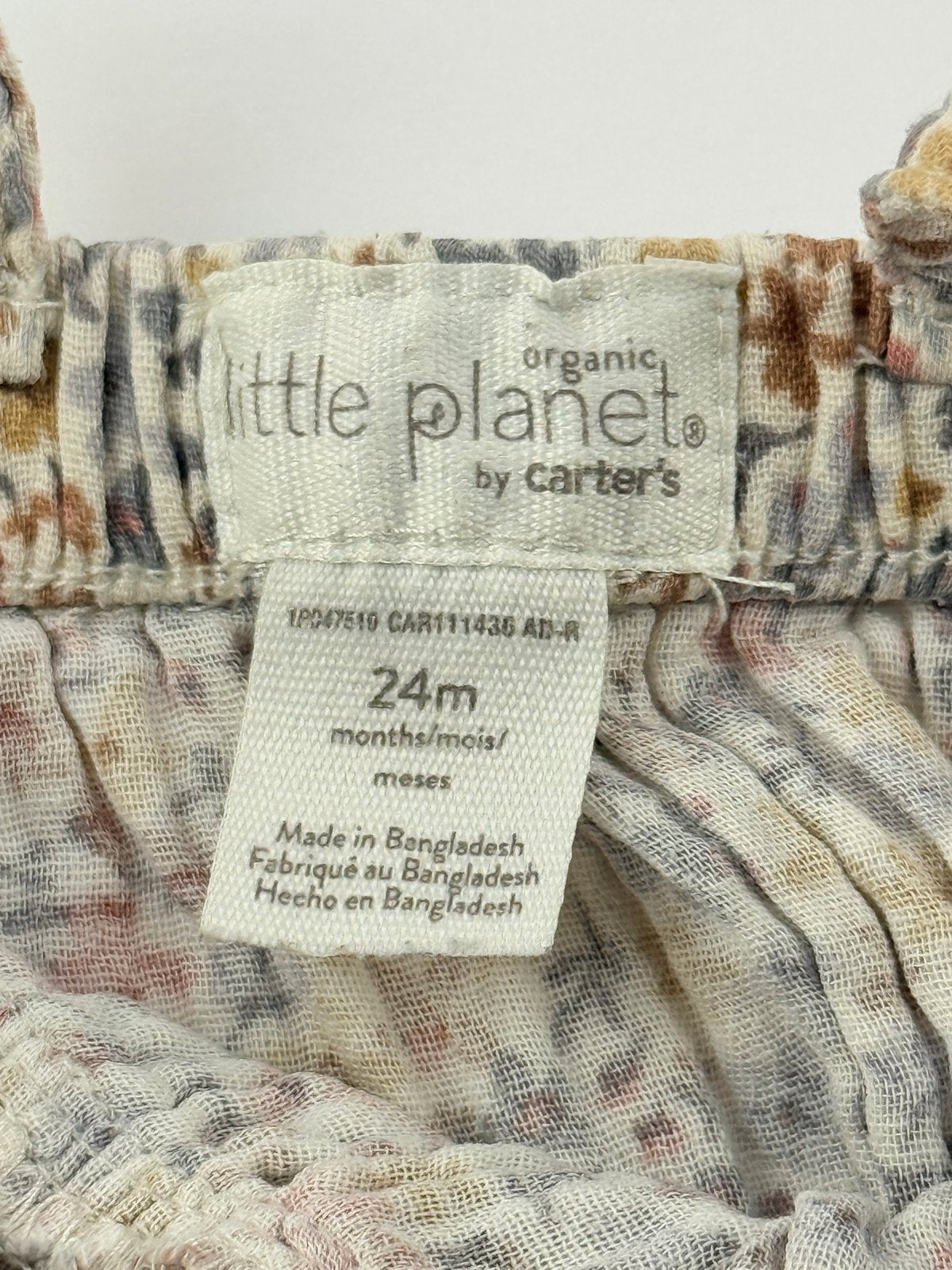Little Planet by Carter's Floral Romper 24M