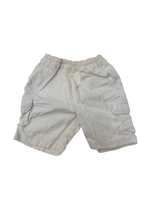 Les bébés de Buissonnière Cream Cargo Shorts 9/12M