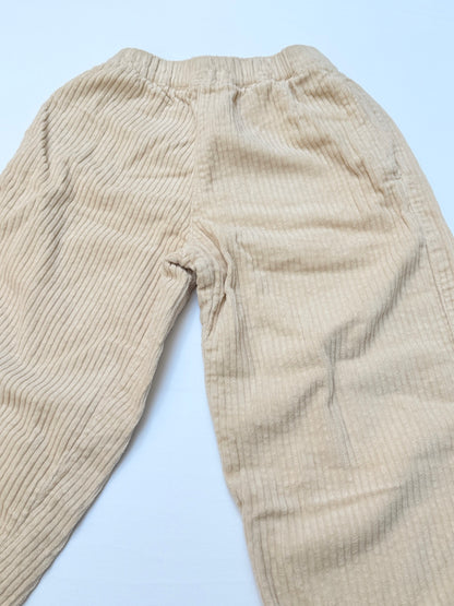 Beige Corduroy Pants Size 6Y