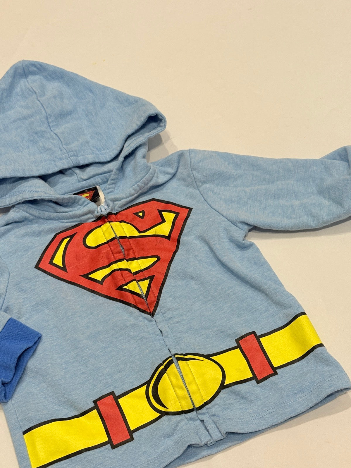DC Comics Superman Hoodie Cape 3-6M