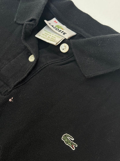 Lacoste Black Polo Shirt Size 34