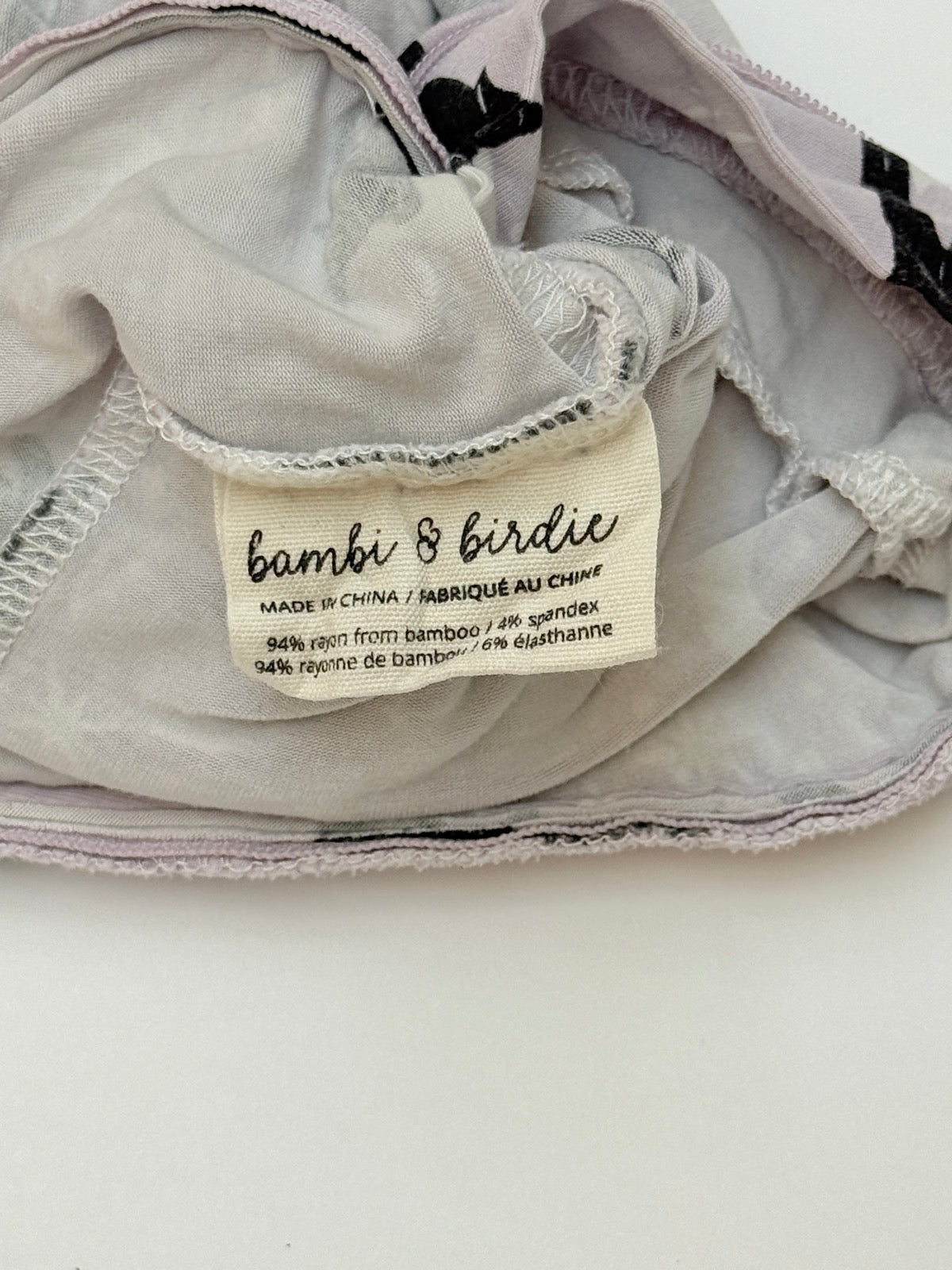 Bambi & Birdie Black Cat Zip Sleeper 3-6M