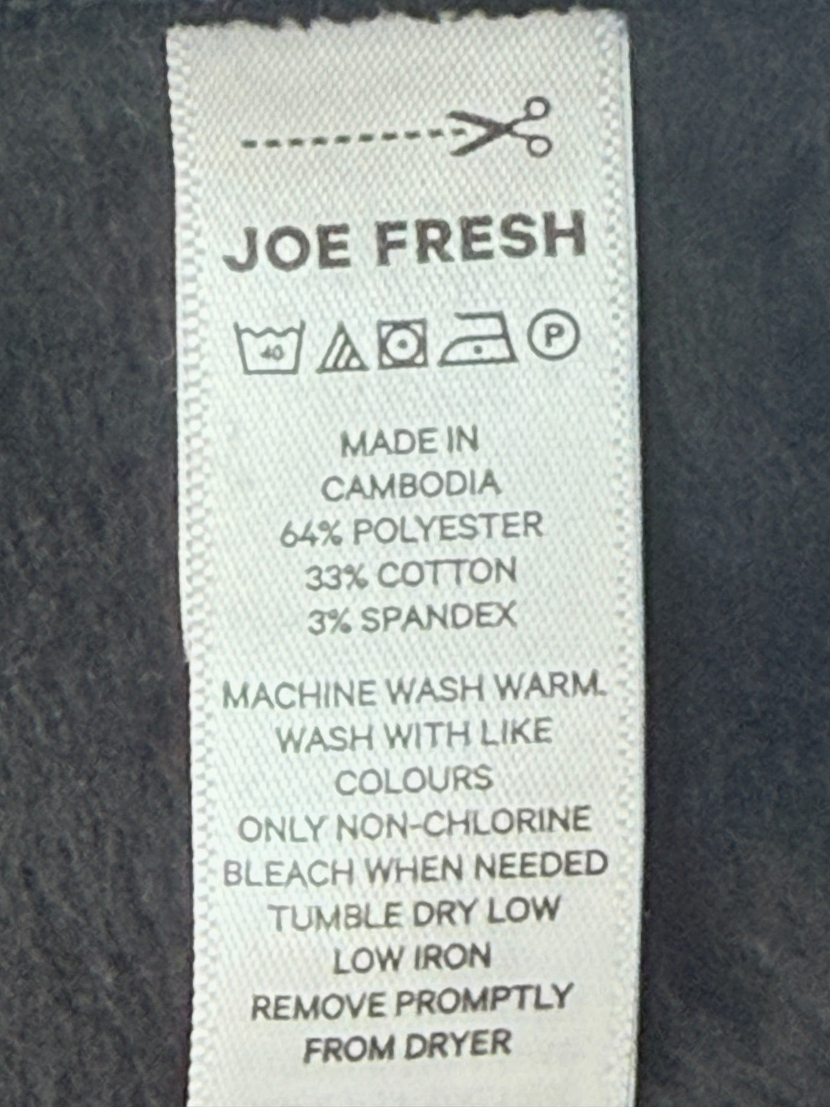 Joe Fresh Black Leggings 12-18M