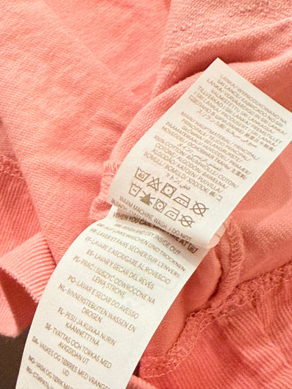 Mini Boden Pink Corduroy Heart Pocket Dress 5-6Y