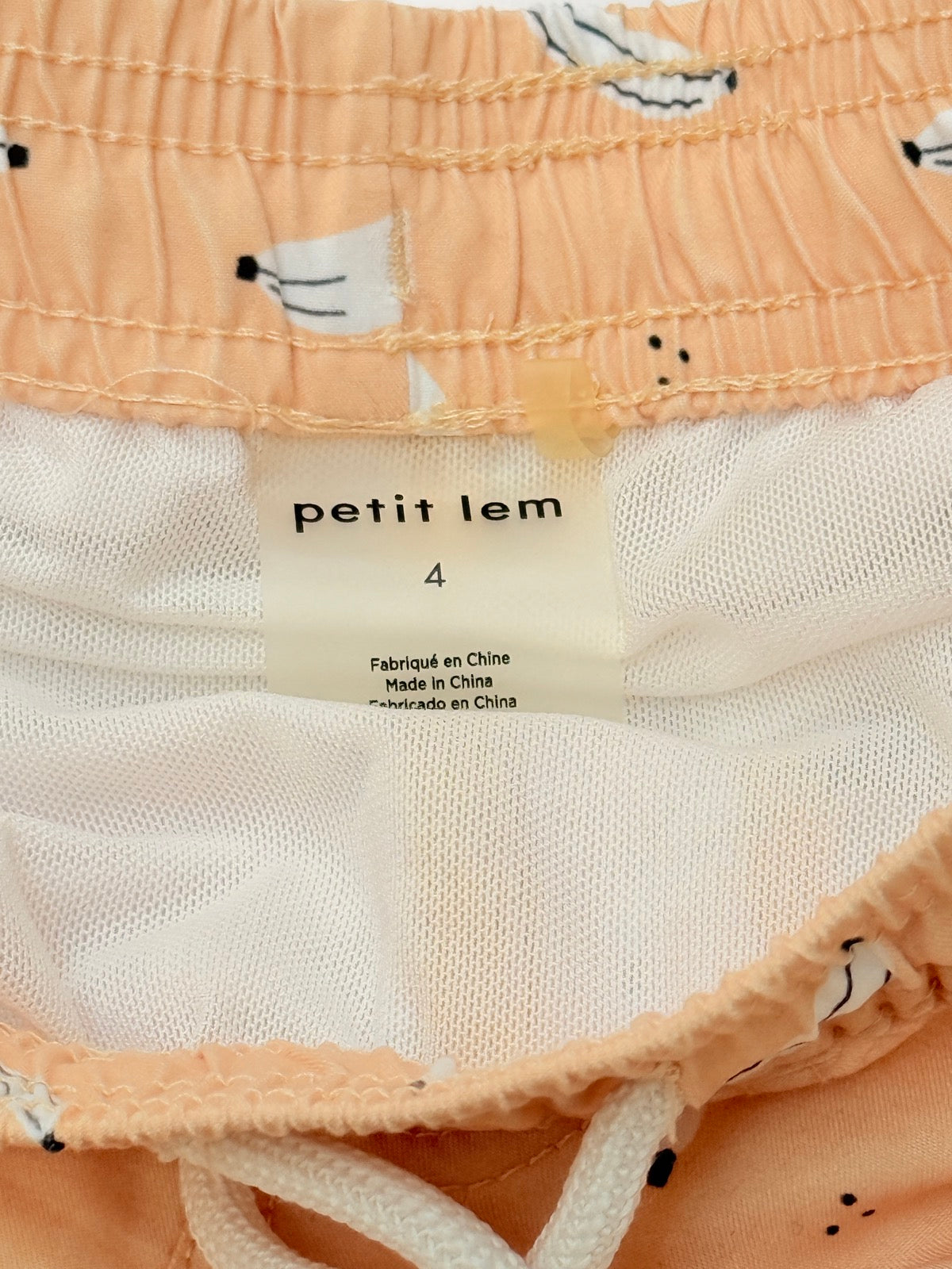 Petit Lem Banana Print Swim 4