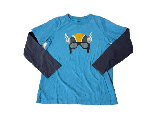 Tea Collection Blue Winged Helmet Long Sleeve 10