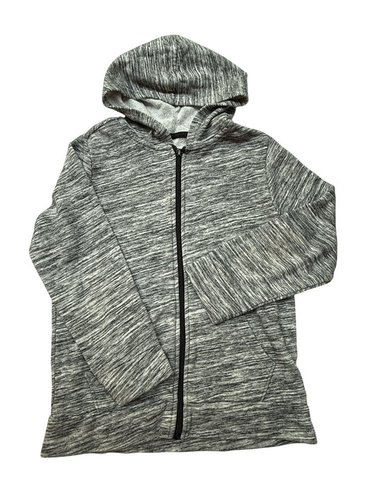 Unknown Gray Marled Zip-Up Hoodie size 12-14