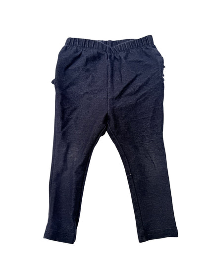 Old Navy Denim Leggings with Ruffle 12-18M