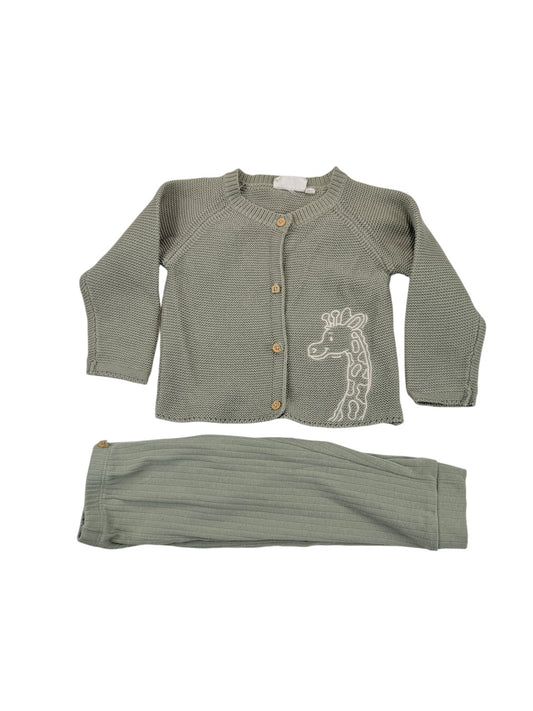 Petite Maison x Nono Giraffe Cardigan Set 12M