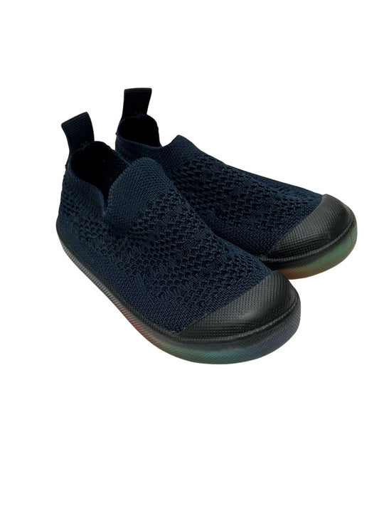 Cool Kids Navy Knit Slip-On Sneakers Size 5