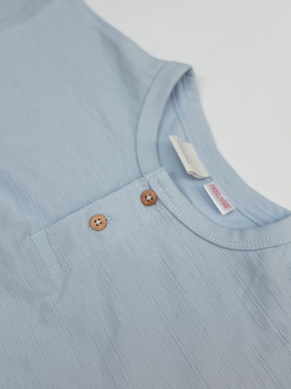 Zara Light Blue Henley T-Shirt 4T