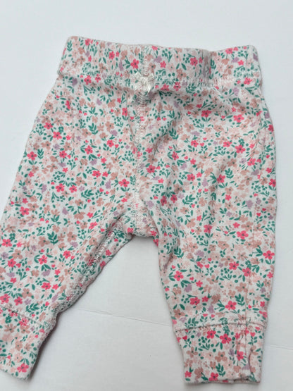 Carter's Floral Print Leggings Newborn