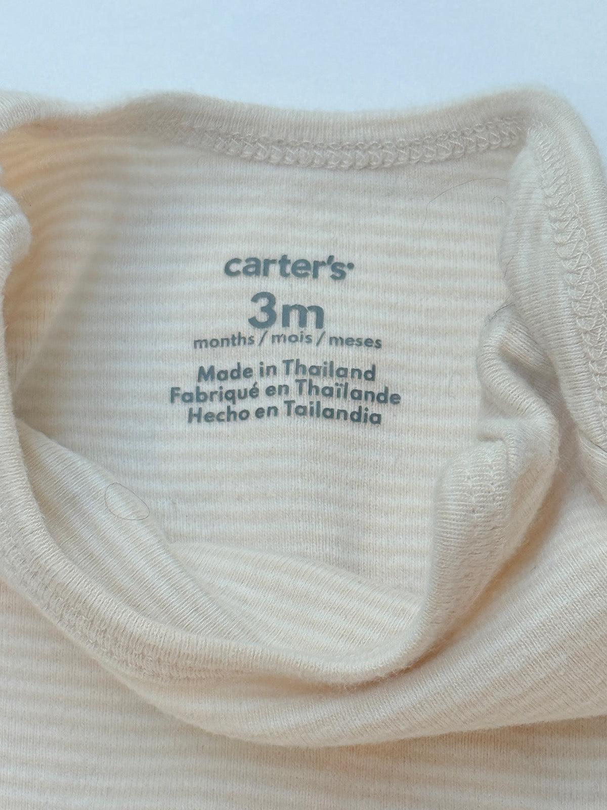 Carter's Striped Pajamas Gown 3M