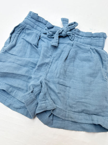 Cyrillus Paris Blue Gauze Shorts Size 6
