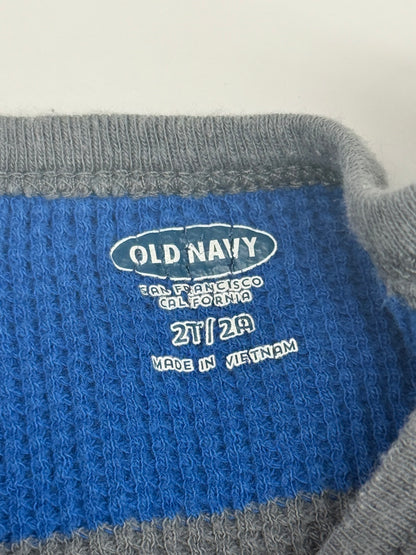 Old Navy Striped Thermal Long Sleeve 2T