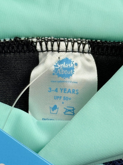 NWT - Splash About Jammers Airplane Shorts 3-4Y
