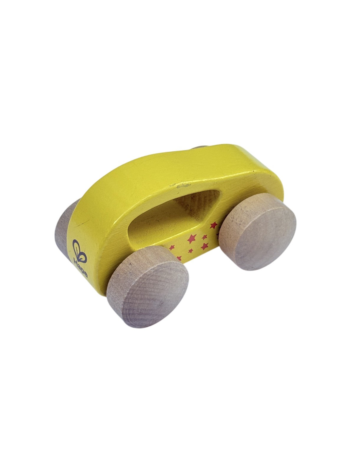 Hape Little Auto Yellow Wooden Toy Car