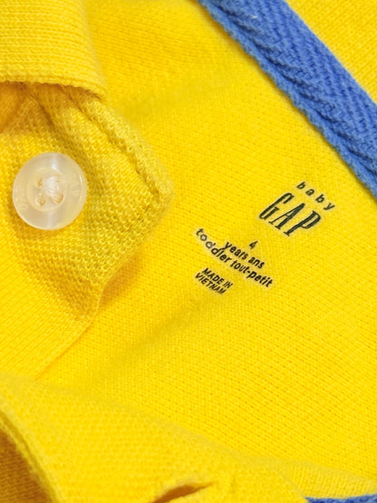 Baby Gap Yellow Polo Shirt 4T