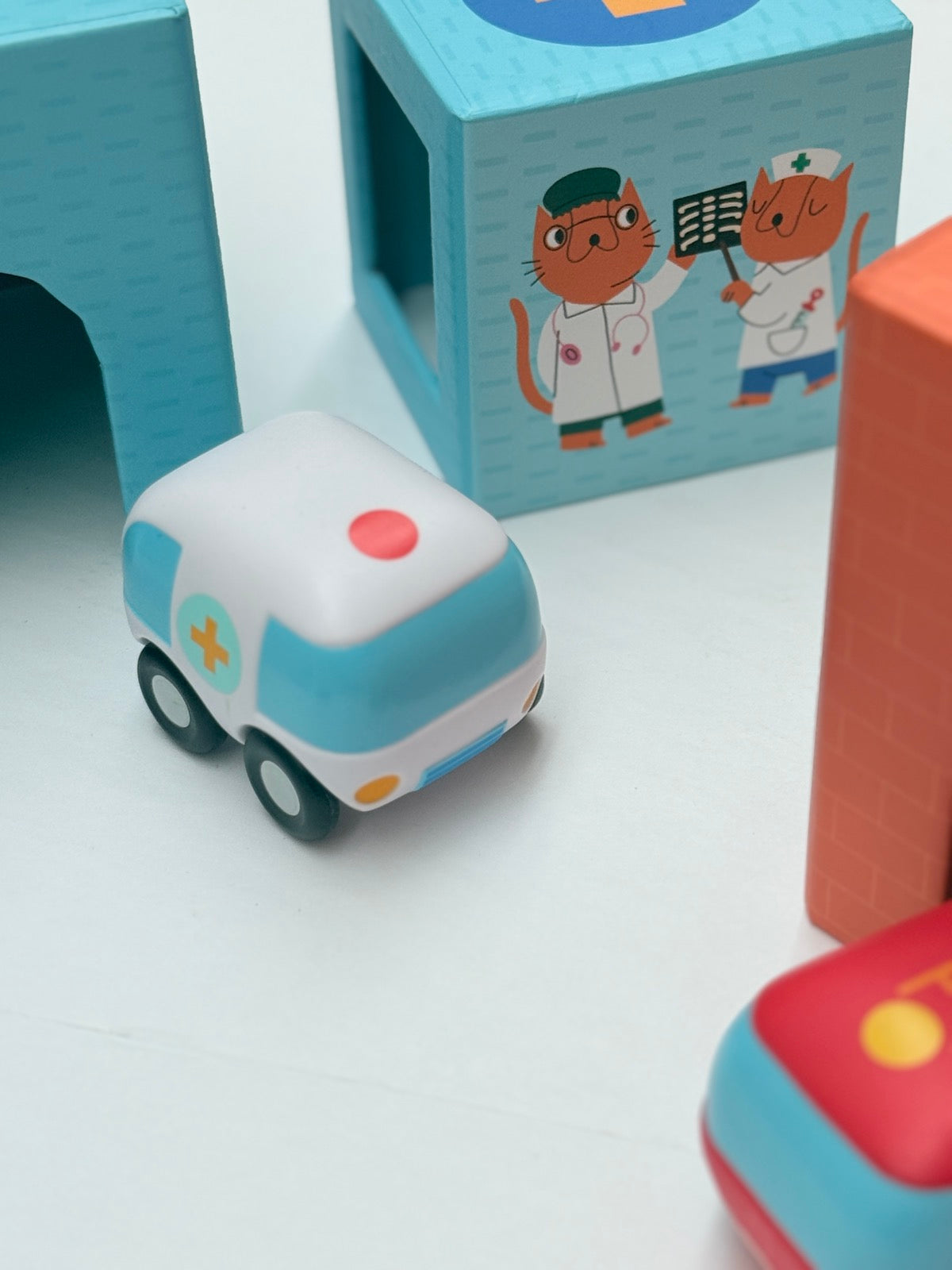 Mini City Block Set Fire Police Hospital