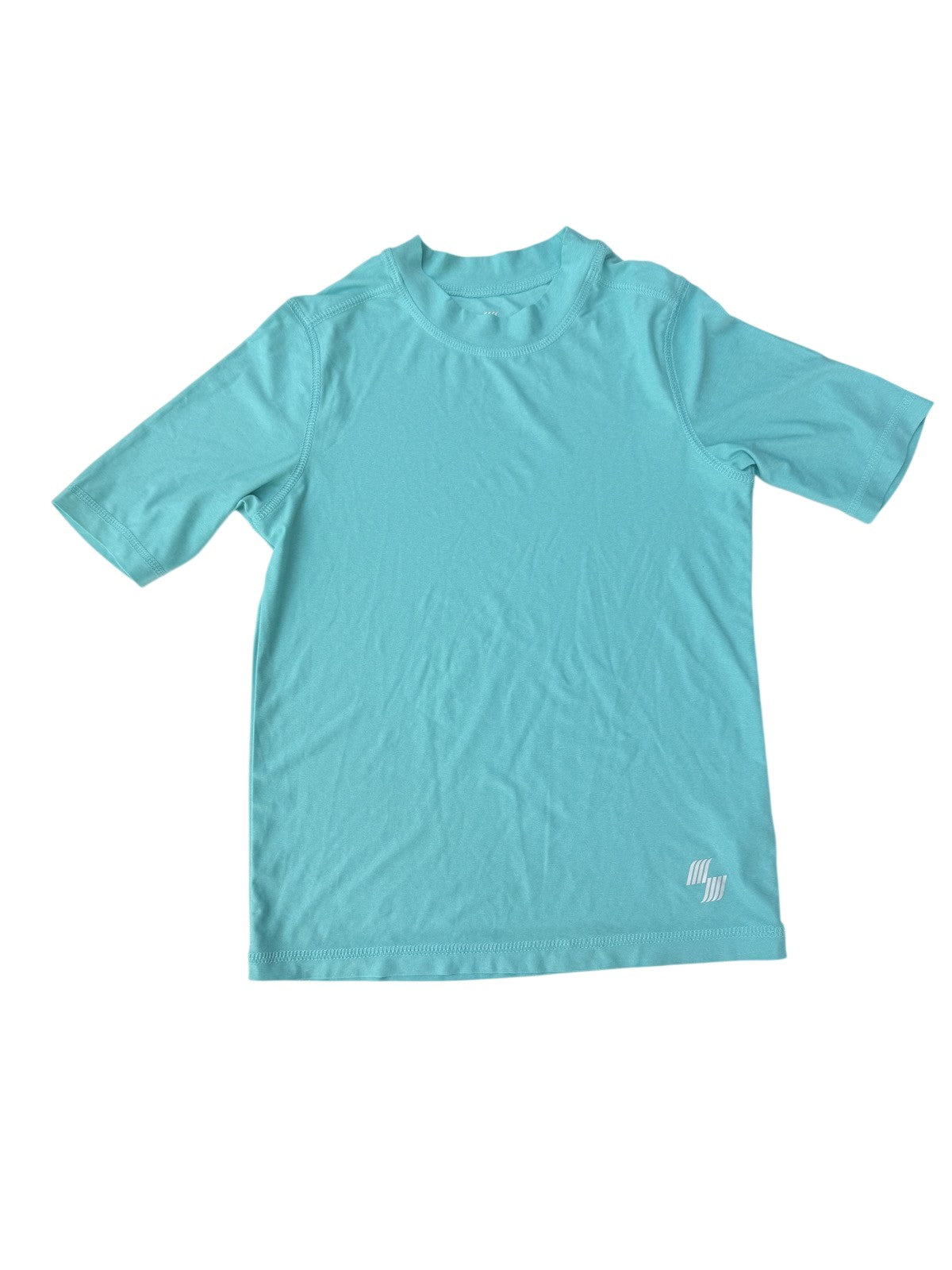 Place Sport Teal Rash Guard Size M 8/9Y